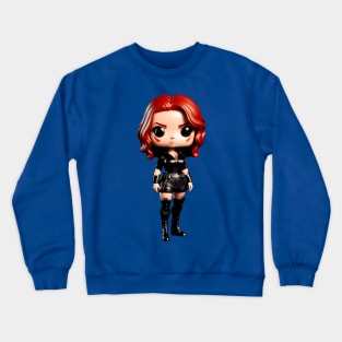 Funko Pop Black Widow 3D Render Crewneck Sweatshirt